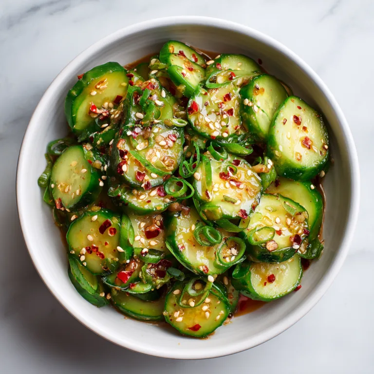 10-Minute Spicy Asian Cucumber Salad: A Refreshing, Bold, and Addictive Side Dish