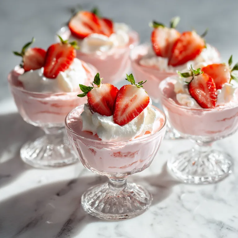 Easy & Creamy Strawberry Mousse Dessert Cups: A Light, Dreamy Treat for Any Occasion