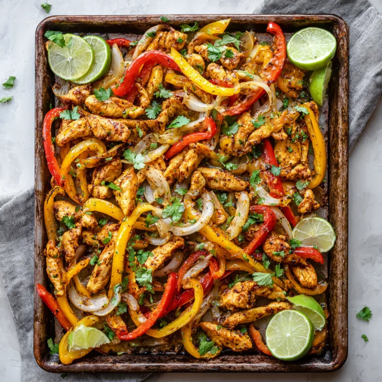 Honey Lime Baked Chicken Fajitas: Sweet, Zesty & Effortlessly Delicious