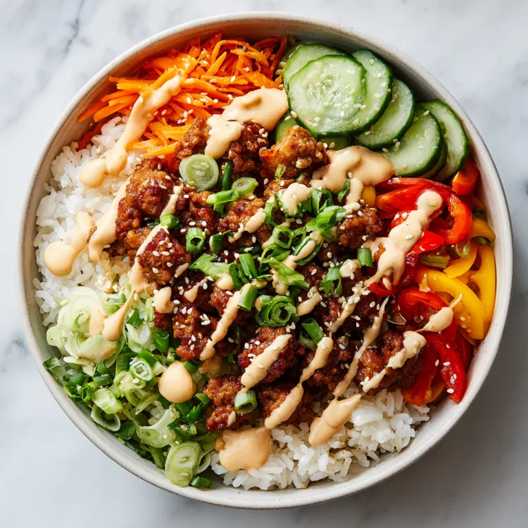 Ground Turkey Rice Bowls with Bang Bang Sauce: Bold, Creamy & Irresistibly Easy