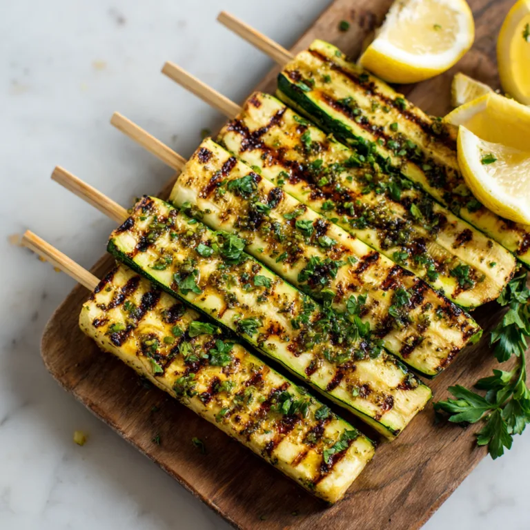 Perfect Grilled Zucchini Skewers: A Simple, Flavor-Packed Summer Favorite