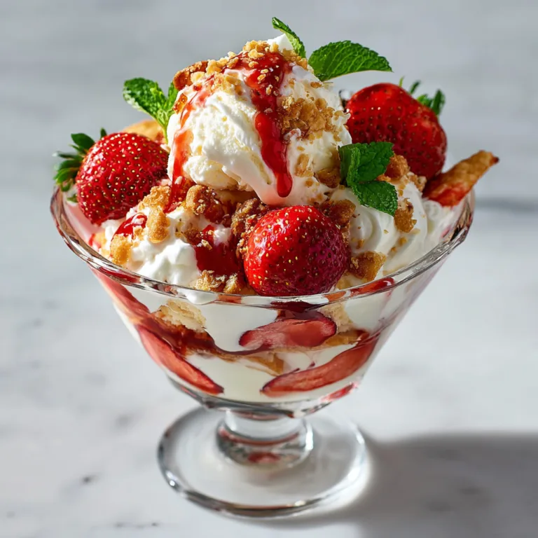 Ultimate Layered Strawberry Sundae Recipe: A Dreamy Dessert Experience in Every Spoonful