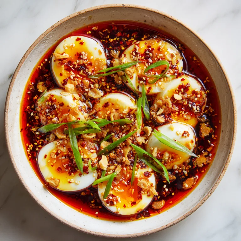 Spicy Asian Chili Oil Eggs: Bold, Fiery, and Irresistibly Savory
