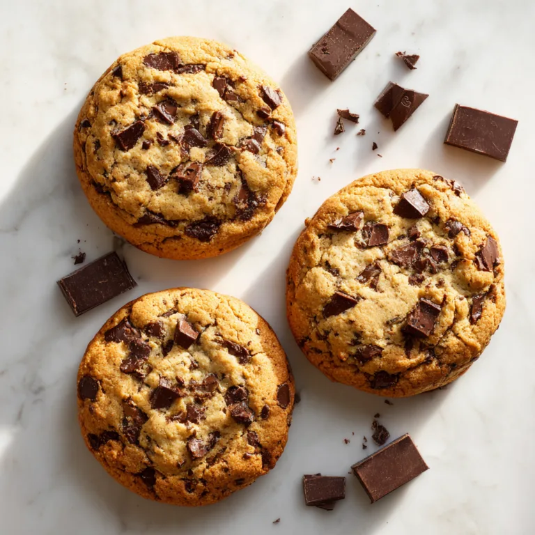 Ultra Thick Bakery Style Chocolate Chip Cookies – giant, gooey, soft-centered perfection