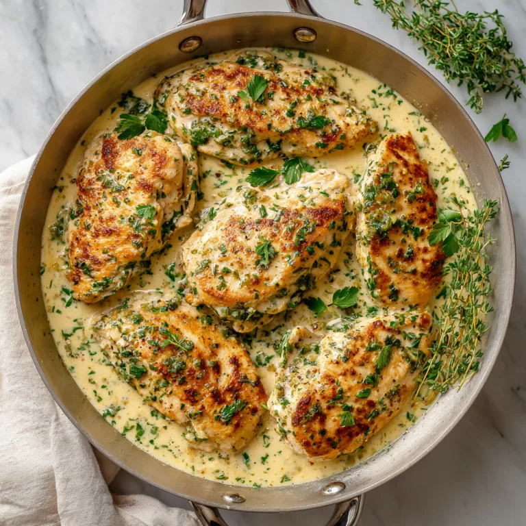 Creamy Garlic Herb Chicken: Rich, Flavorful Comfort in Every Bite
