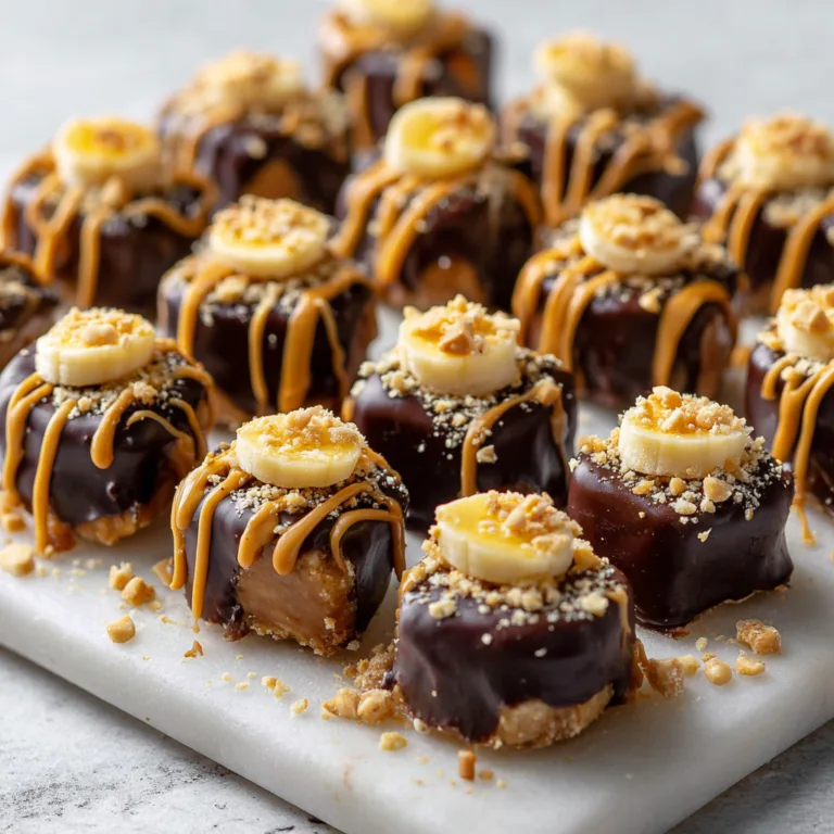 Chocolate Peanut Butter Banana Bites: A Creamy, Crunchy, Chocolatey Treat in Every Bite