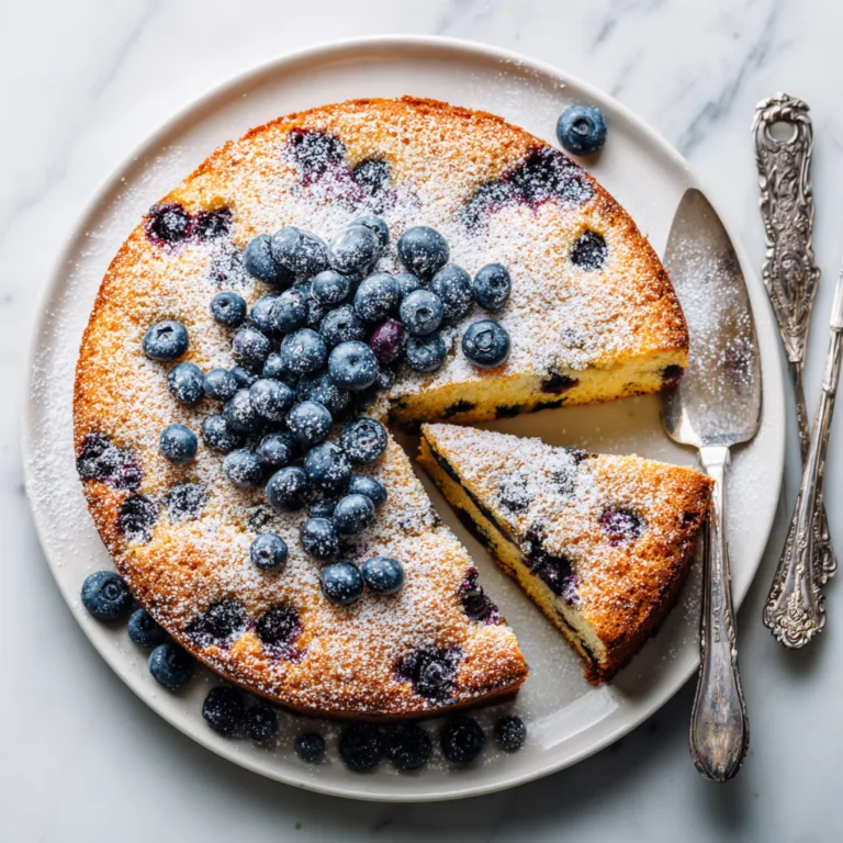 Decadent Blueberry Breakfast Cake: Soft, Buttery, Berry-Loaded Bliss