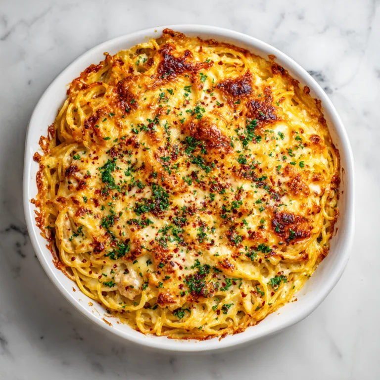 Spicy Southern Cheesy Chicken Spaghetti Casserole: Bold, Creamy Comfort in Every Bite