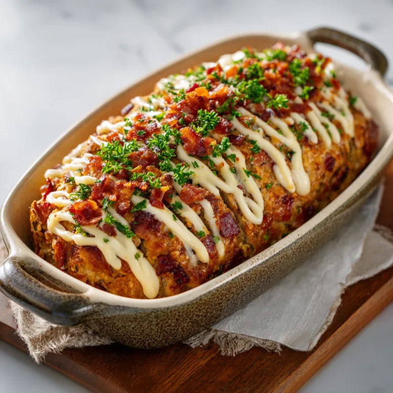 Chicken Bacon Ranch Meatloaf: Juicy, Flavor-Packed Comfort Classic