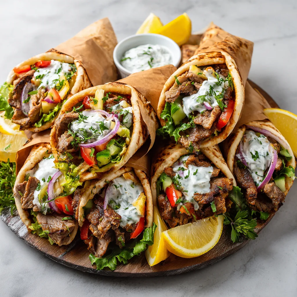 Authentic Homemade Gyro Wraps: A Flavor-Packed Greek Street Food Classic