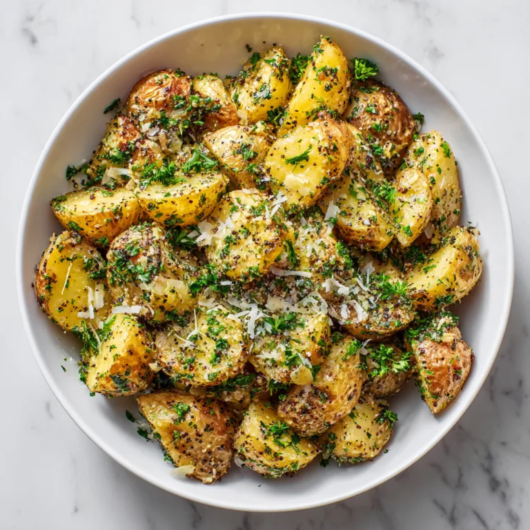 Gourmet Roasted Potato Salad with Parmesan and Herbs: A Crispy, Flavor-Packed Twist on a Classic
