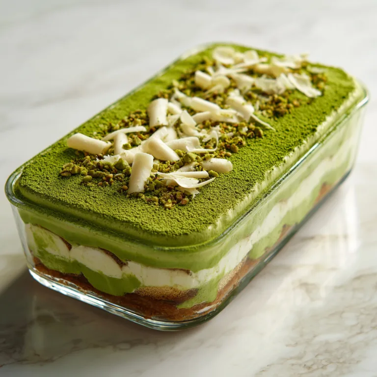 Matcha Green Tea Tiramisu: A Creamy Fusion Dessert with an Elegant Twist