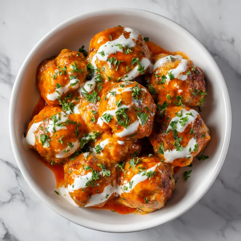 Buffalo Chicken Meatballs: Spicy, Juicy, Crowd-Pleasing Game Day Favorite