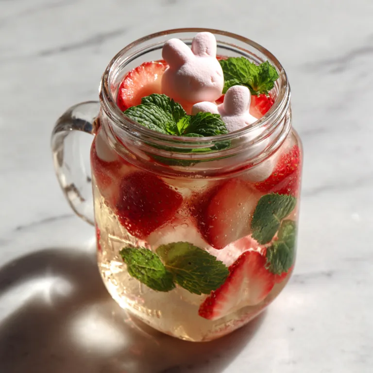 Strawberry Bunny Smash Mocktail: A Whimsical, Refreshing Drink for Every Occasion
