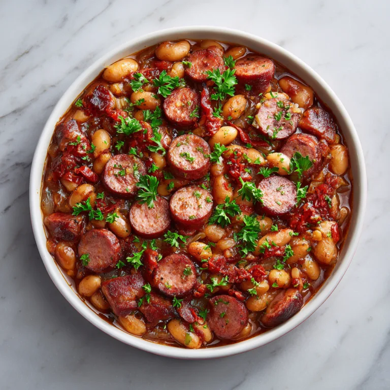 Kielbasa Cowboy Beans: Smoky, Sweet, and Hearty One-Pot Comfort Food