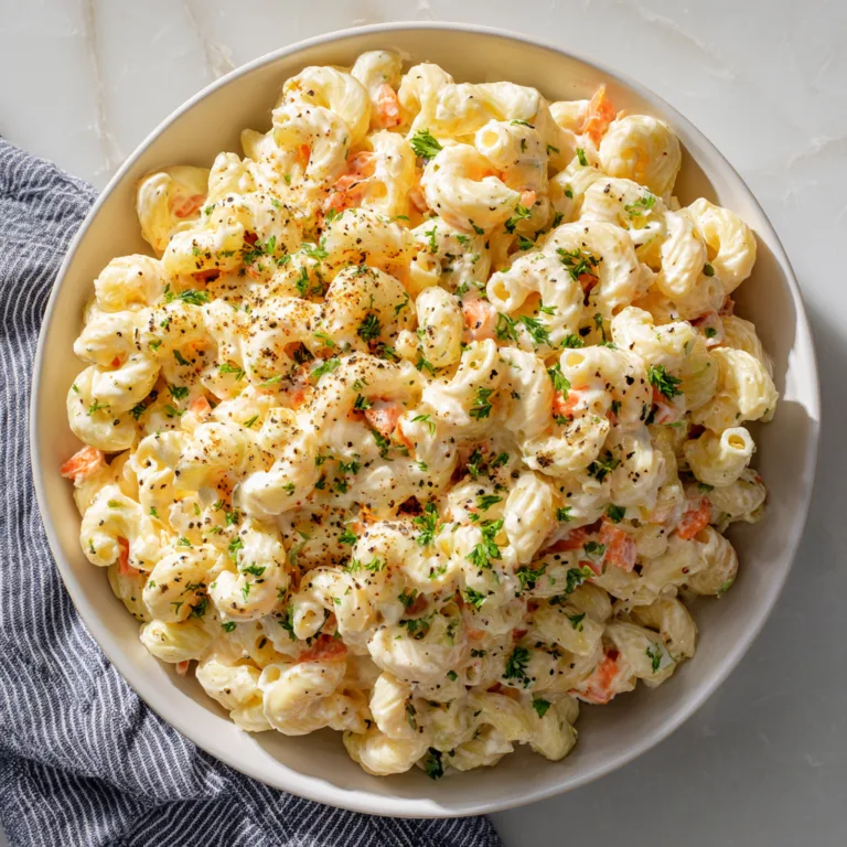 Mom’s Hawaiian Mac Salad: A Creamy Island-Style Comfort Classic
