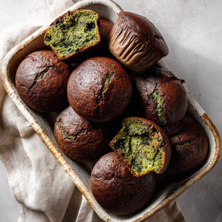 Chocolate Spinach Muffins: A Hidden Veggie Chocolate Treat Everyone Will Love