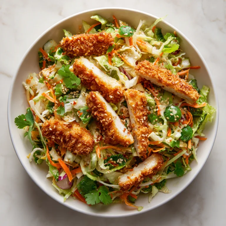 Crispy Asian Chicken Salad: A Flavor-Packed Crunch You’ll Crave