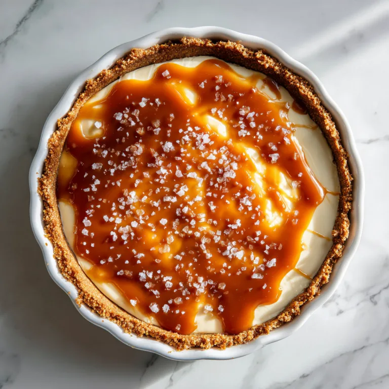 Decadent Salted Caramel Cheesecake Pie: A Luxuriously Creamy Dessert Dream