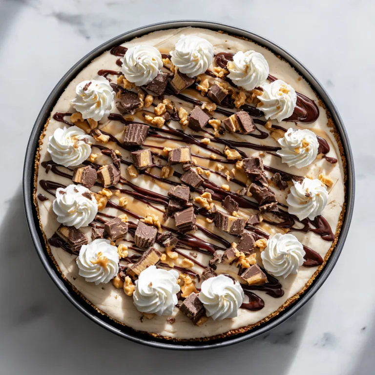 No-Bake Reese’s Peanut Butter Cheesecake: Ultra-Creamy, Chocolate-Loaded Indulgence