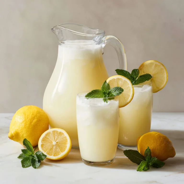 Sparkling Creamy Lemonade Mocktail: A Refreshing Twist on a Classic Favorite