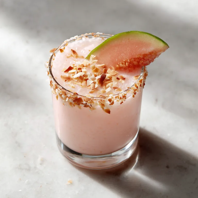 Creamy Guava Coconut Margarita: A Lush Tropical Escape in a Glass