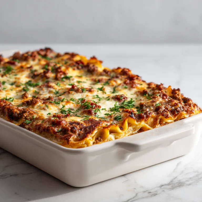 Parmesan Garlic Bacon Cheeseburger Lasagna: The Ultimate Comfort Food Mashup