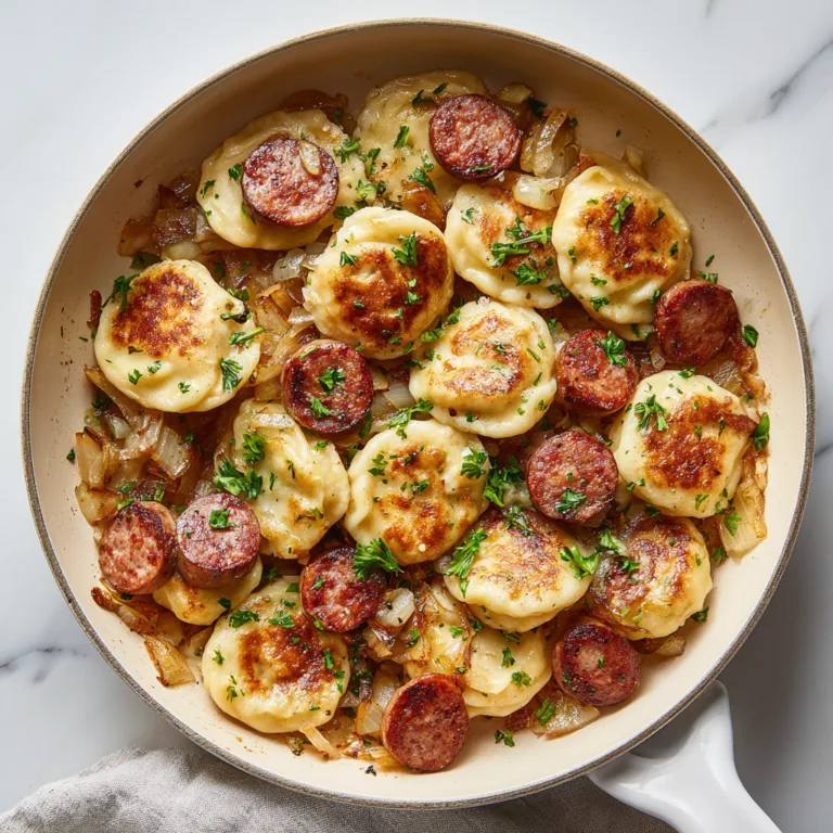 Pierogies and Kielbasa Skillet: A Comfort Food Classic in One Pan
