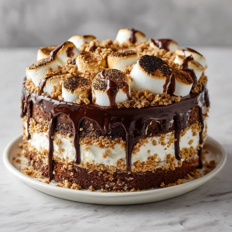 Epic Toasted S’mores Layer Cake: A Campfire Classic Reinvented