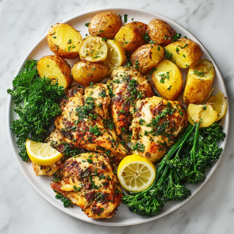 Garlic Herb Chicken Dinner: A Flavor-Packed, Comforting Classic