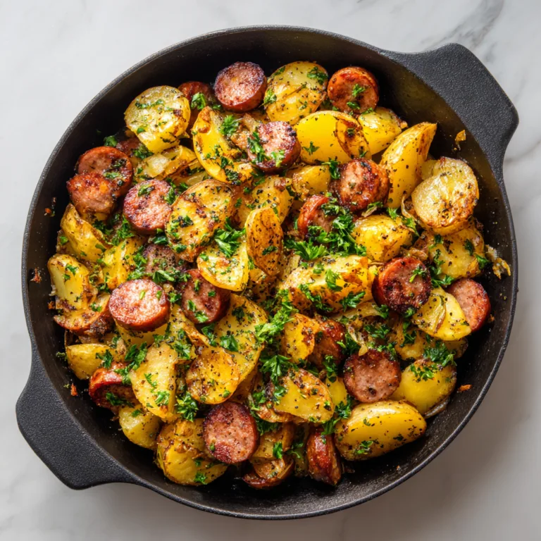 Fried Potatoes and Sausage Skillet: A Hearty One-Pan Comfort Classic