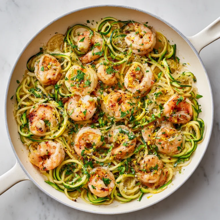 Zucchini Shrimp Scampi: Light, Garlicky Comfort Without the Carbs