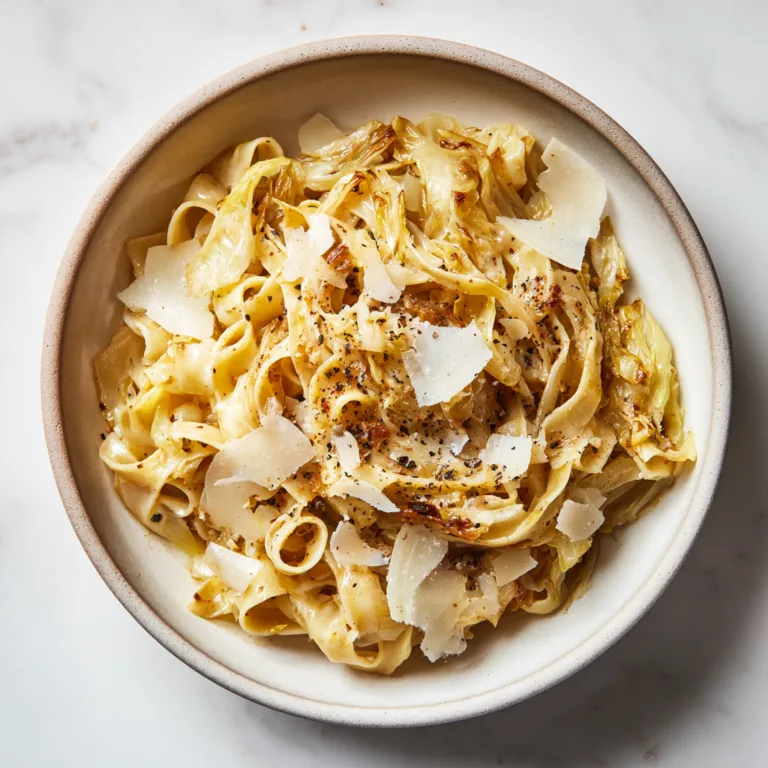 Caramelized Cabbage Butter Pasta: A Simple Dish with Deep Flavor