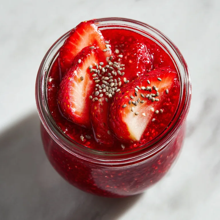 Easy Strawberry Chia Jam: Naturally Sweet, Healthy, and Ready in Minutes