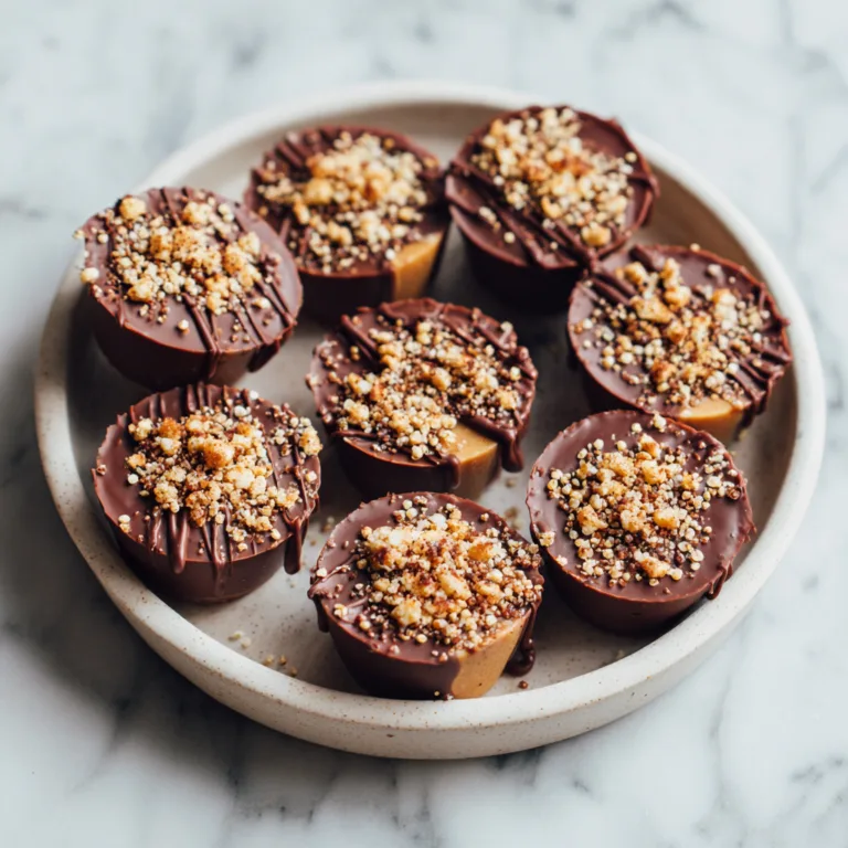 Quinoa Crunch Peanut Butter Cups: Irresistibly Nutty Bites with a Crispy Twist