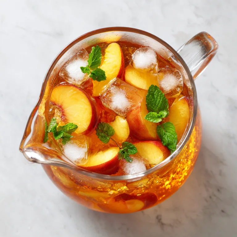 Refreshing Homemade Peach Iced Tea Recipe: Sweet, Fruity & Perfect for Summer