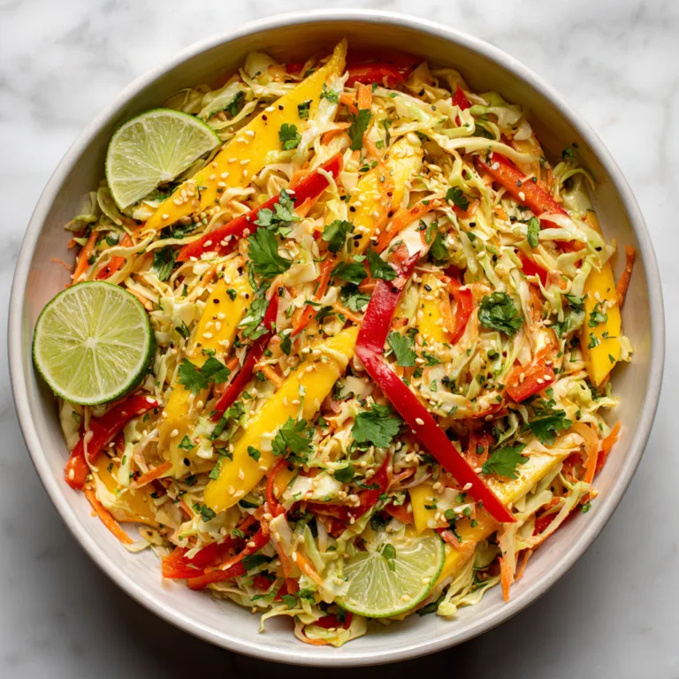 Mango Slaw: Fresh, Colorful Tropical Crunch for Every Table