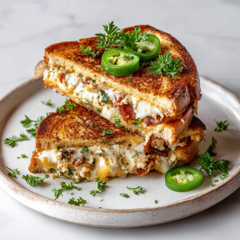 Jalapeño Popper Grilled Cheese: Spicy, Cheesy Comfort Food Perfection