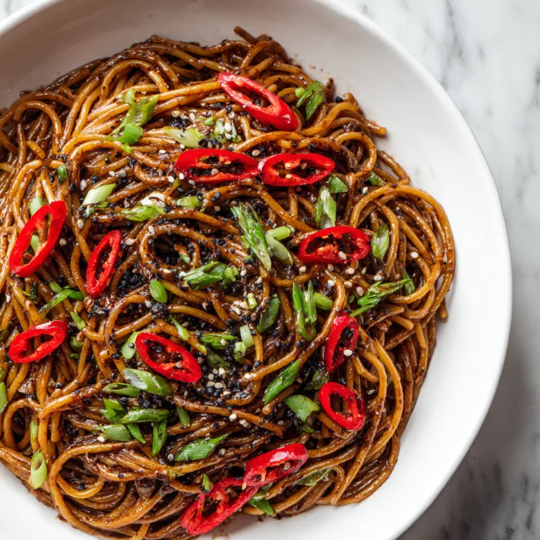 Vegan Singapore Black Pepper Sauce Spaghetti: Bold, Spicy, and Irresistibly Savory Plant-Based Pasta