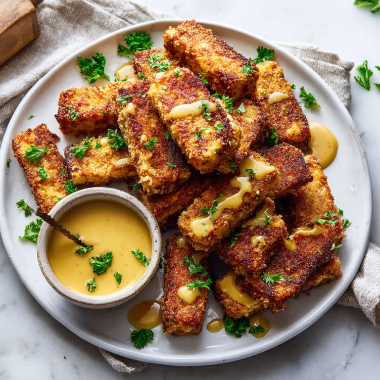 Crispy Baked “Honey” Mustard Tofu Tenders: A Crunchy Plant-Based Comfort Food Classic