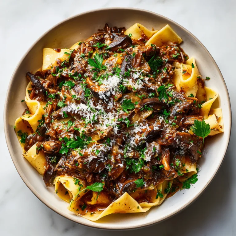 Mushroom Ragu Recipe: A Rich, Savory, Slow-Simmered Comfort Classic