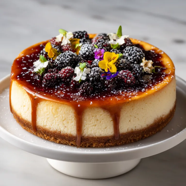 Mulberry & Earl Grey Cheesecake: Elegant Berry Bliss with a Sophisticated Tea Twist
