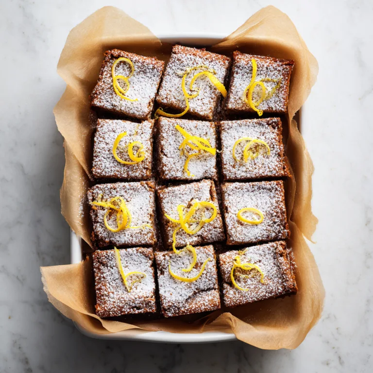 Chewy Gingerbread Lemon Bars: A Holiday Delight