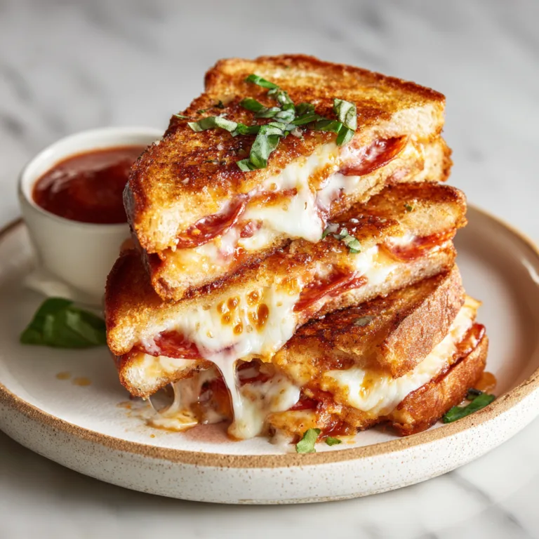 Pizza Grilled Cheese: Crispy, Cheesy Pizza-Inspired Comfort Food in Every Bite