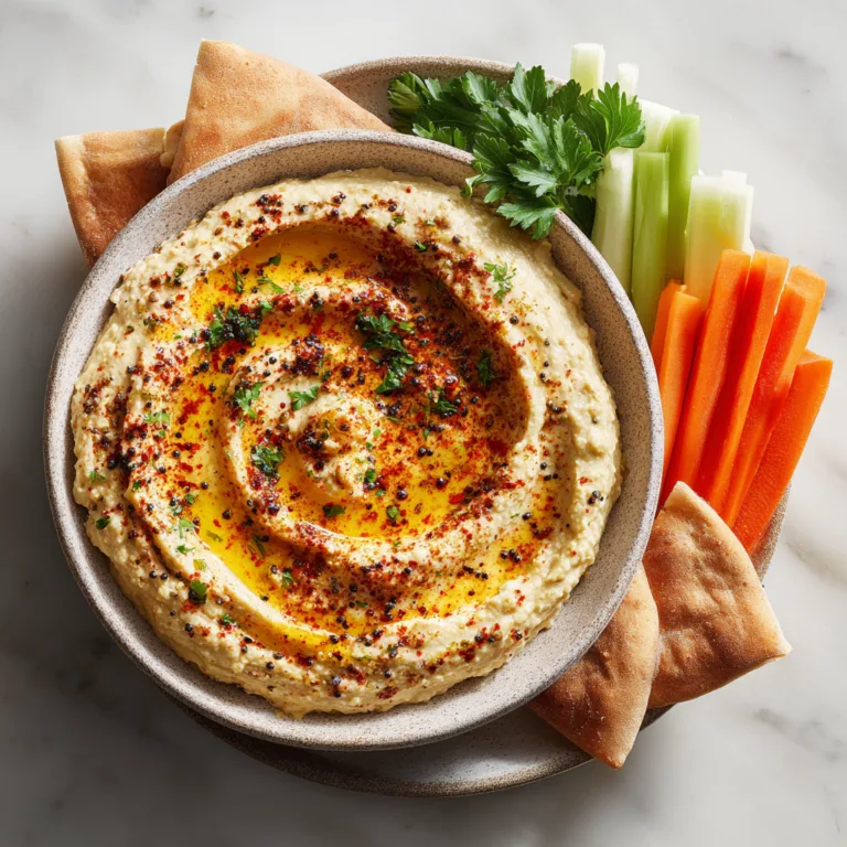Creamy Lentil Hummus Dip