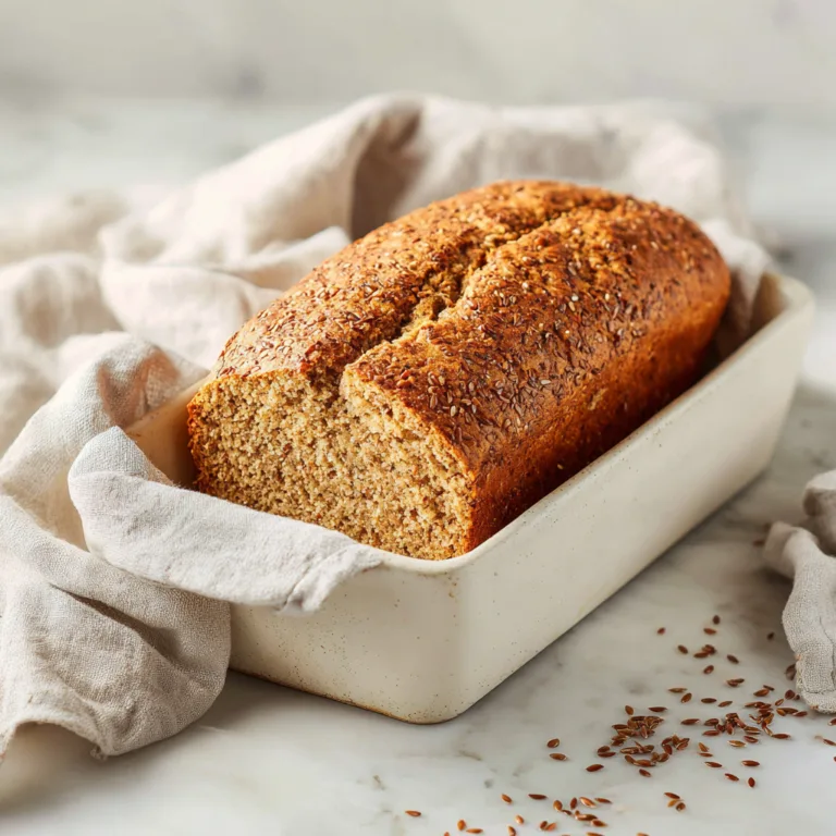 Keto Flaxseed Bread: Nutty, Soft, and Perfectly Low-Carb Homemade Bread