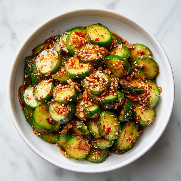 10-Minute Spicy Korean Cucumber Salad: Crisp, Fiery, and Addictively Refreshing