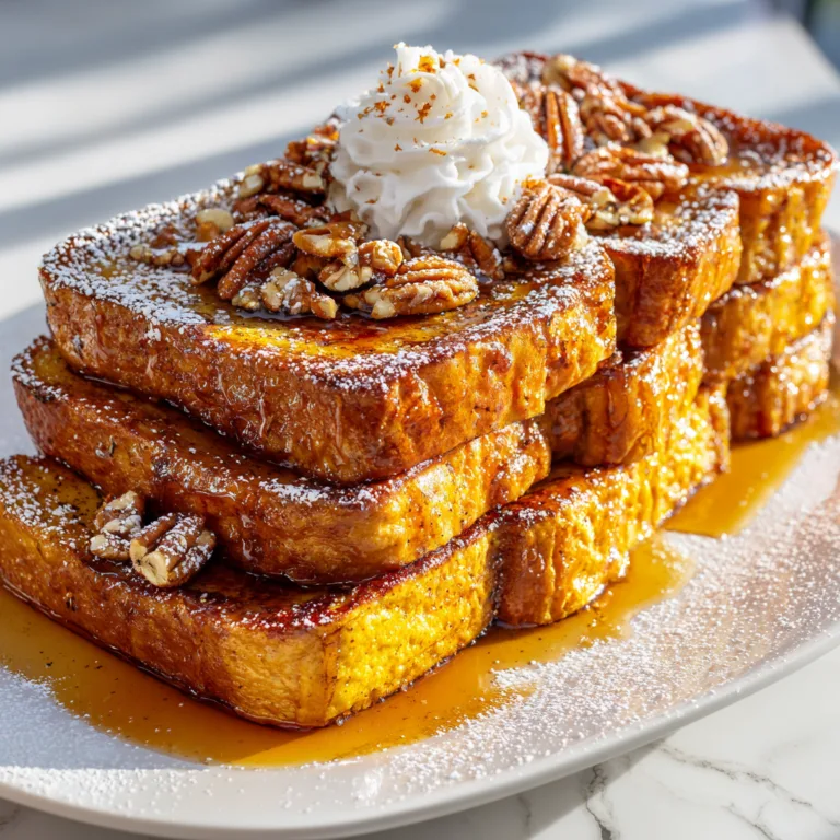 Glistening Pumpkin French Toast: A Cozy, Golden Fall Breakfast Dream