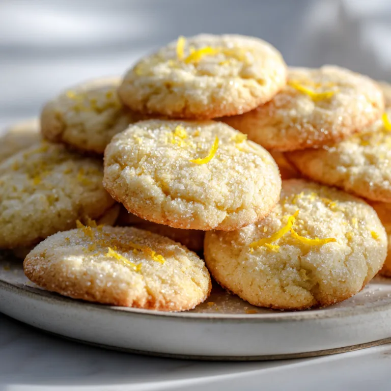 Soft & Chewy Lemon Sugar Cookies: The Ultimate Bright and Buttery Citrus Treat
