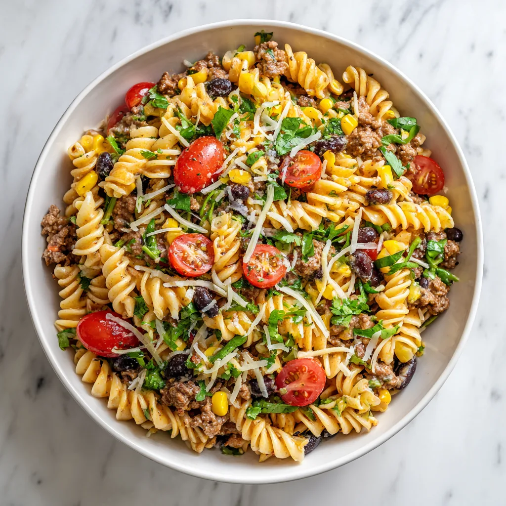 Taco Pasta Salad: The Ultimate Flavor-Packed Party Dish Everyone Will Love